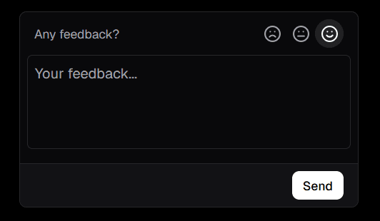 Feedback Bar